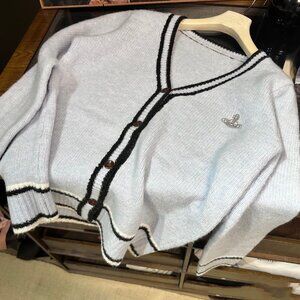 Vivienne Westwood Glacier Blue Knitted Cardigan